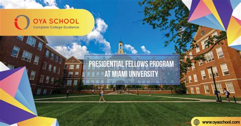 Presidential Fellows Program At Miami University Oya School