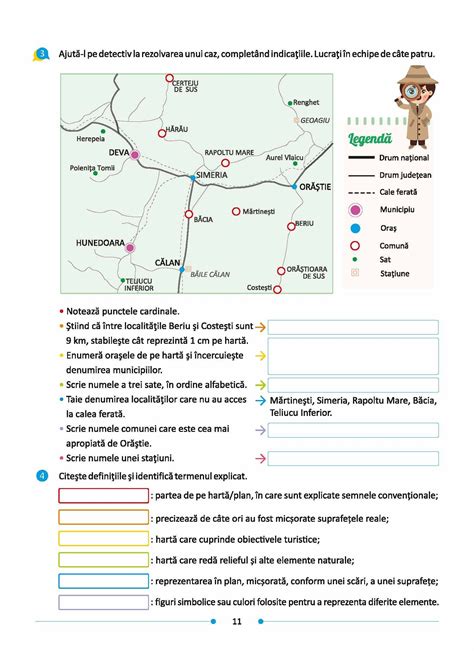 Geografie Caiet De Aplica Ii Pentru Clasa A Iv A Clasa A Iv A