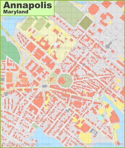 Annapolis Downtown Map