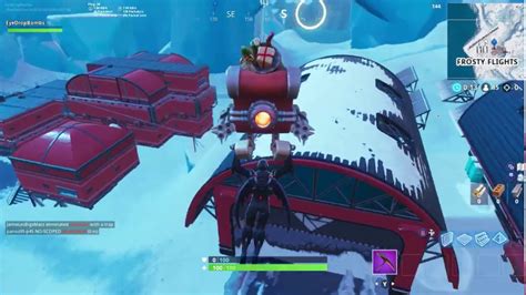 Fortnite Week 3 Secret Star Location Frosty Flights Shelf Youtube