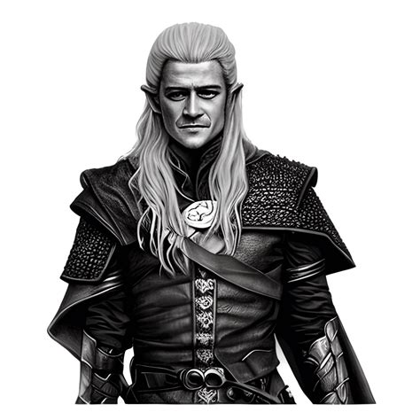 Orlando Bloom As Legolas Graphic · Creative Fabrica