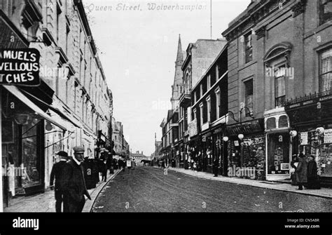 Queen Street Wolverhampton Late 19th Century Stock Photo 47446443