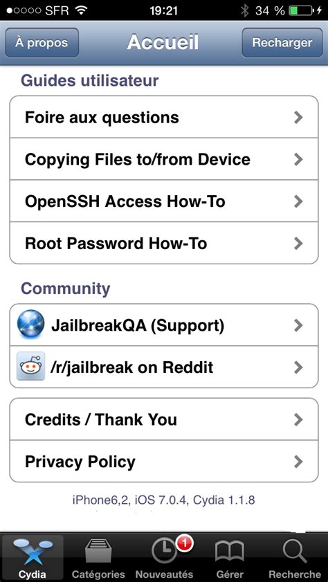 Maj Tuto Evasi N Le Jailbreak Untethered Sous Ios Pour Tous Les