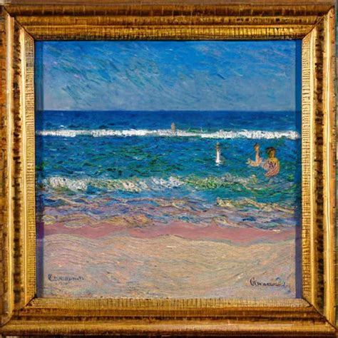 Oil Paint Impasto Reliefs Italian Beach Scene An Stable Diffusion