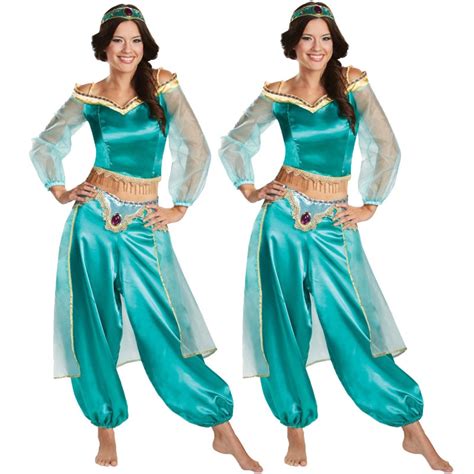 Costume Dhalloween Pour Femmes Adultes Aladdin Et La Lampe Magique