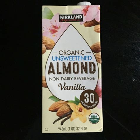 Kirkland Signature Organic Unsweetened Almond Milk Vanilla Shopee