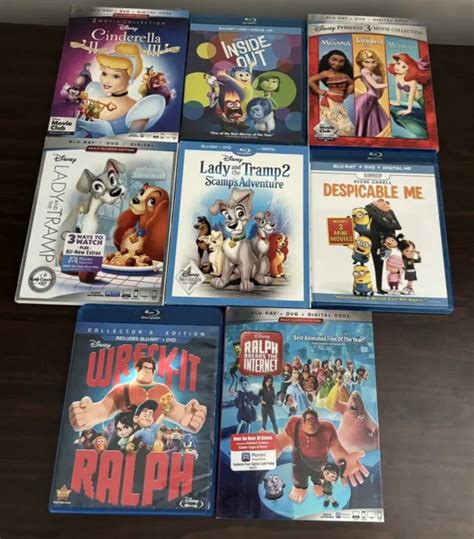 Disney Blu Ray Dvd Lot 4 Movies Title Mint Condition With Inserts £8 34 Picclick Uk