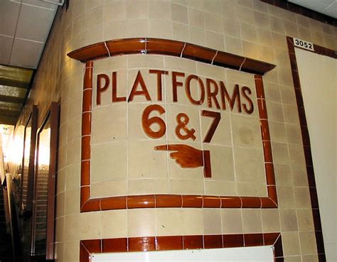 Cardiff Central Tiled Platform Direction Sign At Cardiff C Flickr