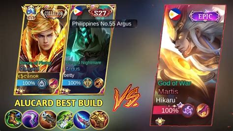 ALUCARD MEET TOP PHILIPPINES ARGUS VS HYPER META MARTIS BEST BUILD