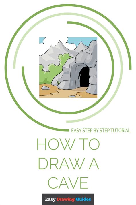 How To Draw A Cave Really Easy Drawing Tutorial