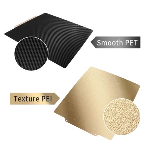 Double Side Pet Pei Spring Steel Sheet Pei Magnetic Build Plate