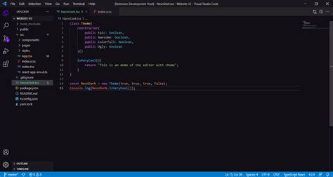 Neon Dark Theme Visual Studio Marketplace