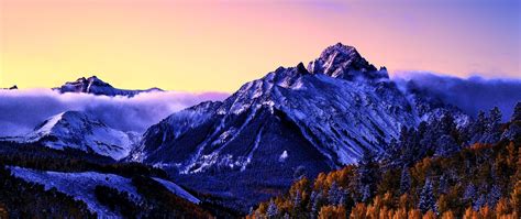 Mount Sneffels Wallpaper 4K, Colorado, Snow covered