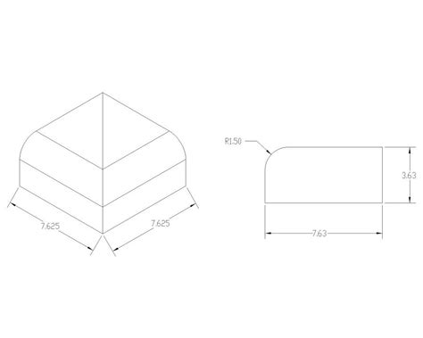 Isometric Views With Sectional Details Of Concrete Work Dwg 52