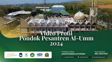 Profil Pondok Pesantren Al Umm Malang 2024 YouTube