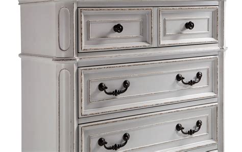 Scarlett 5 Piece White Queen Storage Bedroom Set with Chest | white_finish