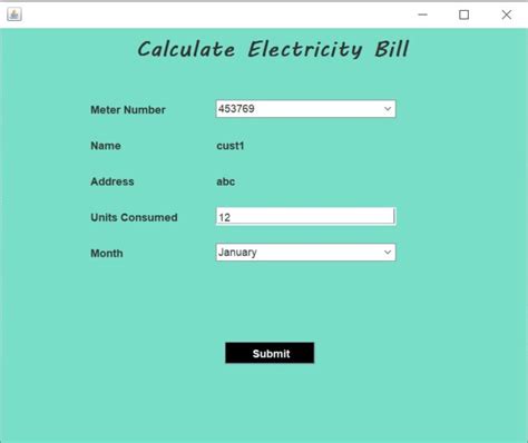 Electricity Bill Management System Project In Java Copyassignment