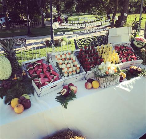 Fruta Tallada Para Eventos Y Catering Mesas De Postres Bodas