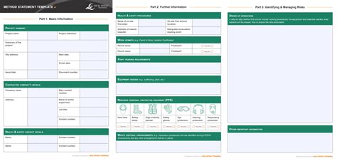 What Is A Method Statement Free Downloadable Template