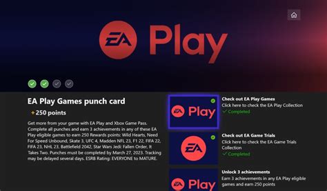 Microsoft Rewards How To Complete March 2023s Ea Play Games Punch