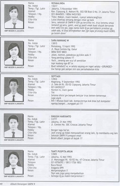 Contoh Kesan Pesan Album Kenangan Sekolah Smp Id