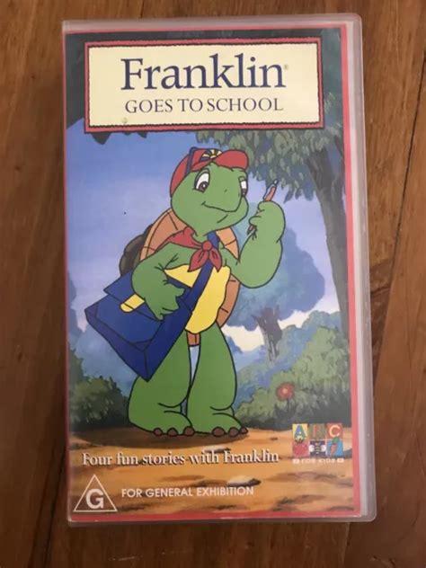 Franklin Goes To School Vhs Video Tape 1997 Abc Kids 2500