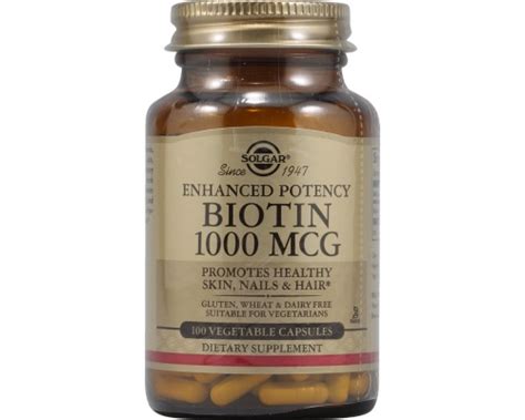 Solgar Biotin Mg Veg Caps