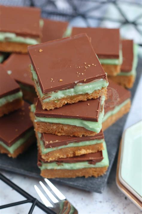 Mint Slice No Bake Recipe Jane S Patisserie