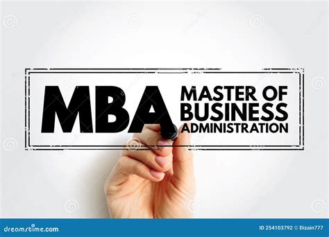 Mba Master Of Business Administration Graduate Degree That Provides