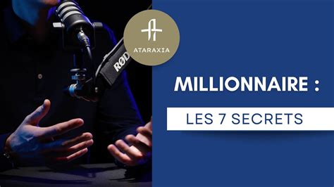 Confidences De Millionnaire Secrets Pour Devenir Riche Youtube