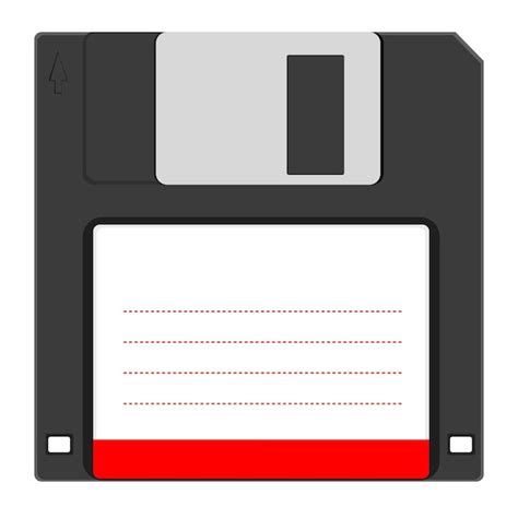 Premium Vector Old Floppy Disc For Computer Data Storage