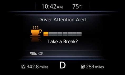 Nissan Details New Driver Attention Alert System Now Available In 2015