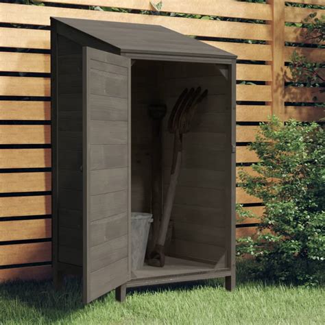 Abri De Jardin Chalet Remise De Jardin Anthracite X X Cm Bois