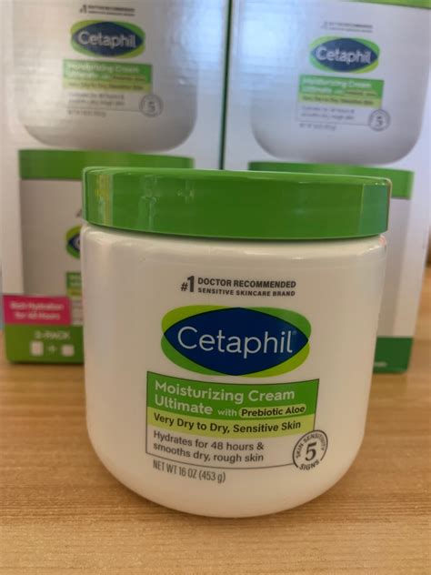 Cetaphil Moisturizing Cream Ultimate With Prebiotic Aloe 453g Beauty