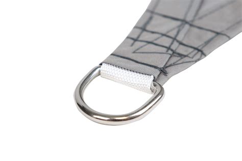 Voile d ombrage imperméable rectangle 4 x 5 m Gris Wovar