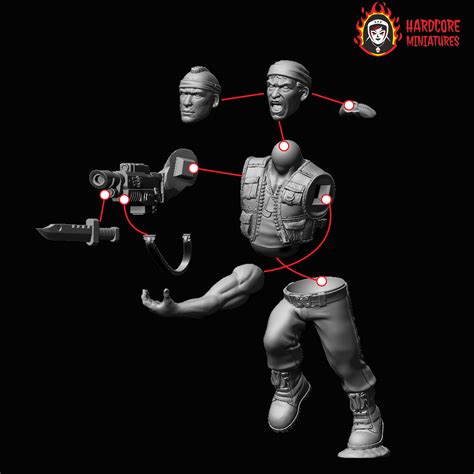 Hardcore Miniatures Jungle Fighters Br Ckenkopf Online Das