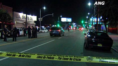 Alleged Burglary Suspect Struck By Uber Driver In Hollywood Abc7 Los