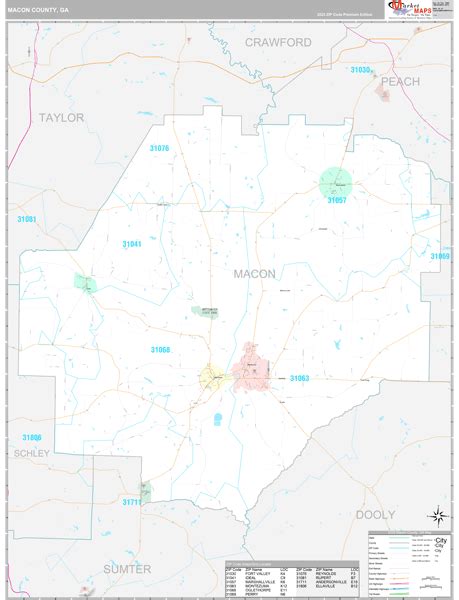 Maps Of Macon County Georgia