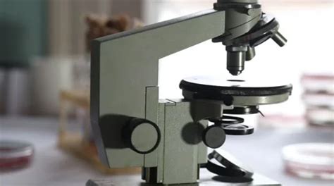 Microscope in a medical laboratory at th... | Stock Video | Pond5