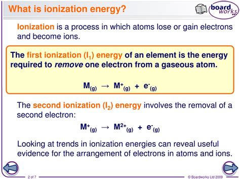 Ppt What Is Ionization Energy Powerpoint Presentation Free Download Id 9633109