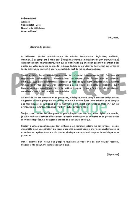 Lettre De Motivation Psychiatrie