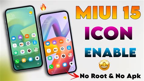 ENABLE MIUI 15 ICON In Miui 14 Miui 15 New Icon Enable In Miui 14 13