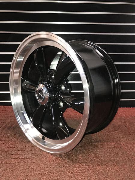 Legend 6 Vision New Gloss Black Machined Lip 17x8 Set Of Wheels