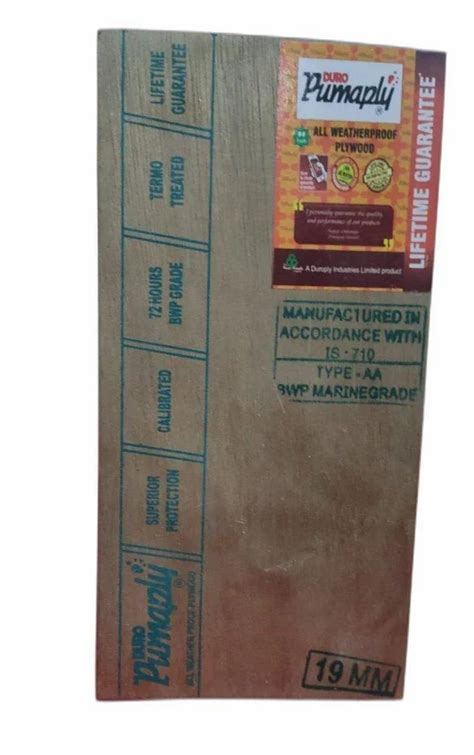 Mm Duro Pumaply Weatherproof Plywood For Furniture At Rs Sq Ft