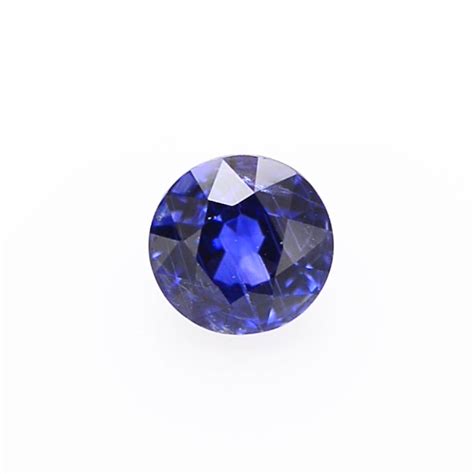 0.55 carat, Blue, Sri Lankan Sapphire, Round Shape, SKU 272105