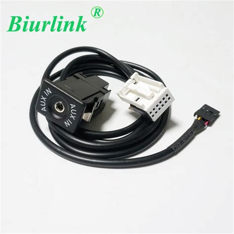 Biurlink Car Pin Cd Changer Harness Port To Mm Audio Interface Aux