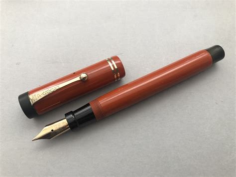 Parker Duofold Big Red Senior Fountain Pen 1928 Fine Nib Vintage