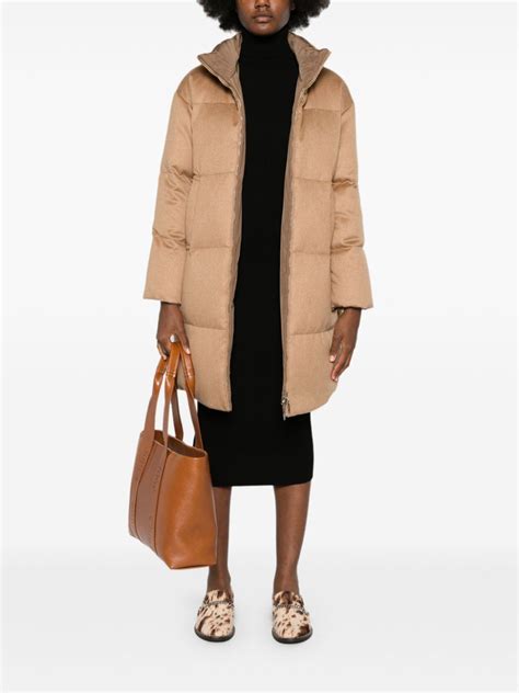 Max Mara Dante Puffer Coat Neutrals FARFETCH