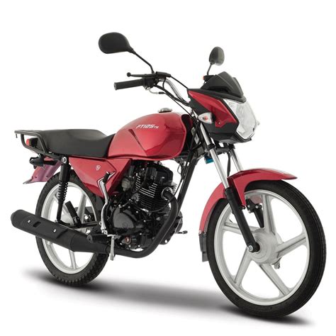 Motometa Detalles Motocicleta Italika Ft Ts Rojo