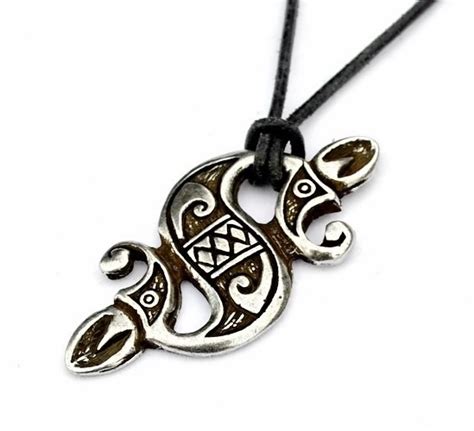 Celtic Sea Horse Pendant Silvered
